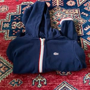 Girls Lacoste zip up